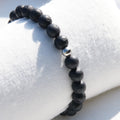 Lava stenen armband