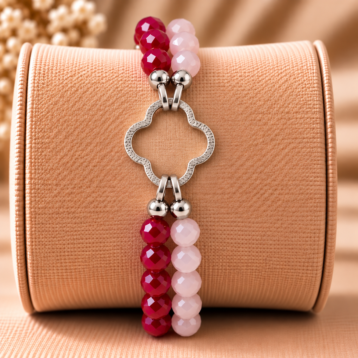 Duo Rubis et Rose Poudré