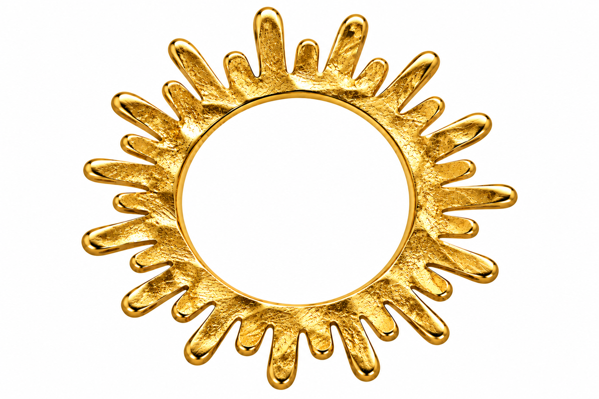 Sun medallion